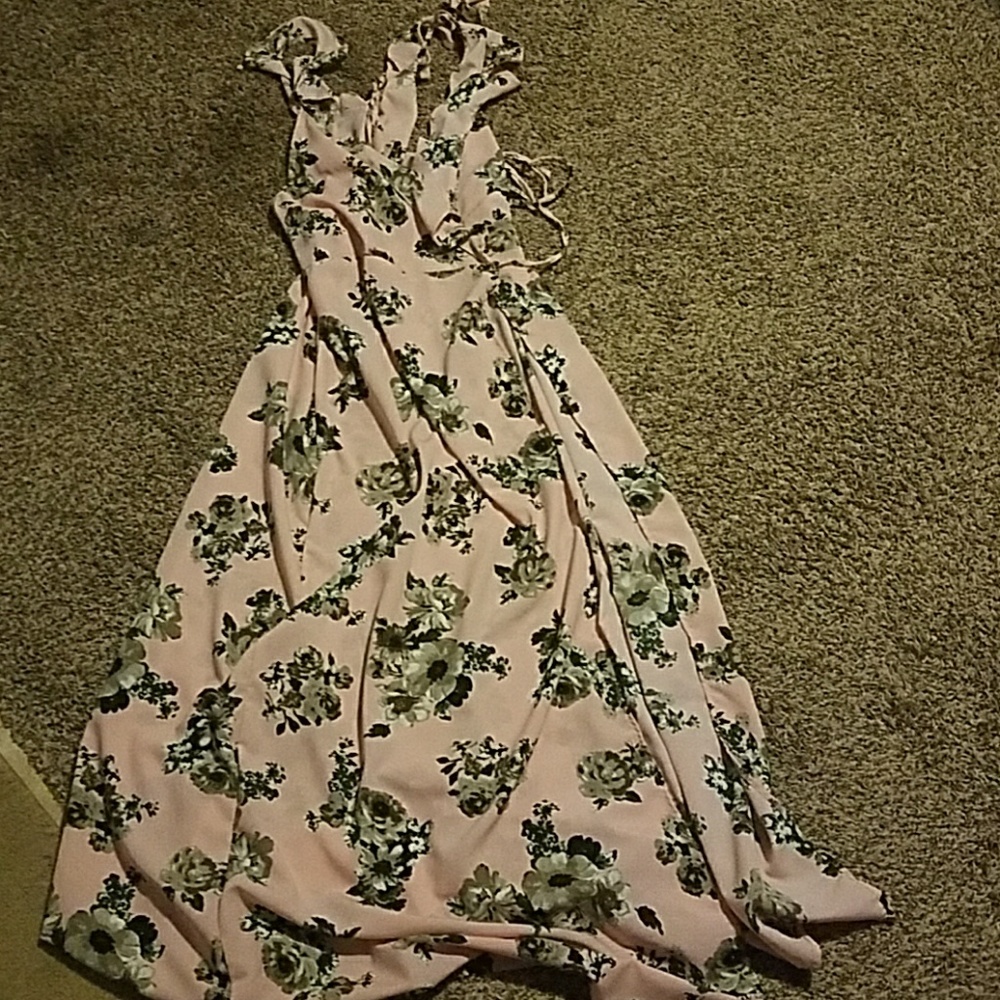 Kimono style floral dress